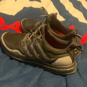 Mens Adidas Ultra Boost black and grey size 12 mens US